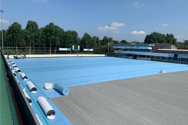 Renovatie kunstgras voetbalveld - Sportinfrabouw NV